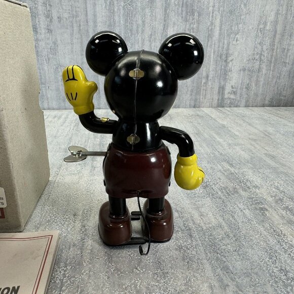 SCHYLLING RETRO TOY COLLECTION DISNEY MICKEY MOUSE #60060 TIN WIND UP TOY MINT - Picture 5 of 7